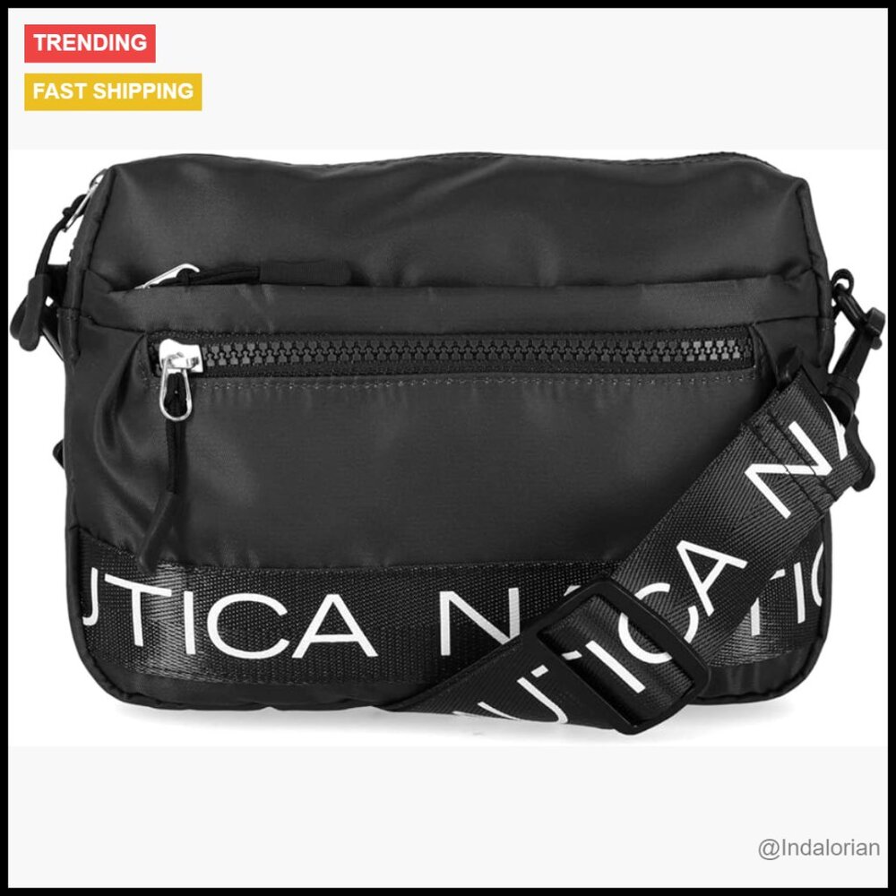 Nylon Crossbody Belt Bag Adjustable Strap Travel Chic Minimal Practical